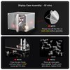 Acrylic Display Case for Collectibles Assemble Clear Acrylic Display Box for Lego Alternative Glass Case for Display Figures Doll Toys Home Storage(6x6x10 inch, 15x15x25 cm)