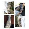 Jurxy 6 Pcs Temporary Tattoo Sleeves Fake Slip On Tattoo Arm Sleeves Kit Arm Sunscreen Stockings Accessories for Unisex Party Cool Men Women - Style L