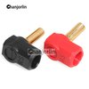 chanjorlin RC Car Battery T Plug Female to 90 Degree 4mm Banana Connectors Heatsink Bullet Plug Grips for 2S 7.4V Lithium Battery Female to Male Cable Modeling 1/10 RC Crawler Cars Upgrade Parts