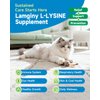 Lysine Supplement for Cat, Immune Support for Cats, with L-Lysine HCI, Niacinamide, L-Taurine, Folic Acid, Vitamins, Runny Nose, Sneezing & Allergy Relief, Respiratory Health, Eye Function Supplement