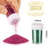 LEOBRO Glitter, 18 Pack Fine Glitter, Craft Glitter Powder Shake Jar, Multi Assorted Set Extra Fine Glitter for Resin Art Crafts Tumbler Scrapbook Jewelry Making, Body Face Hair Glitter, 15g/ Bottle,