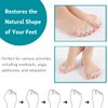 KIYOKI Toe Spacers Toe Separators for Women Men to Correct Bunion, Bunion Corrector, Hammer Toe Straighteners, Relief Restore Feet