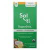 Sol-ti Organic Electrolyte Greens + Hydration Drink Mix, Superfood Hydration Sticks, SuperStix, Non-GMO, Vegan, Chlorophyl Lemon, 14 Sticks