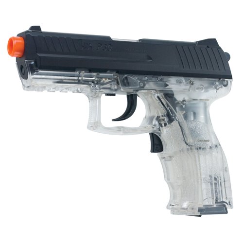 Elite Force HK Heckler & Koch P30 Electric Blowback 6mm BB Pistol Airsoft Gun, Clear