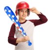 ArtCreativity American Flag Baseball Bat Inflate, Set of 3, Patriotic Costume Accessories, 4th of July Décor and Party Favors, US Flag Day, Memorial Day, and Independence Day Party Decorations