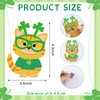 Copkim 30 Sets St. Patrick's Day DIY Craft Kit for Kids St. Patrick's PET Magnet DIY Craft Make Your Own Pets Craft for Kindergarten Preschool St. Patrick's Day Classroom Home Activity Party Supplies