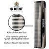 Kent FOT G Fine Tooth Comb Beard Comb - 4.5" Handmade Pocket Comb Travel Comb Hair Comb for Men - Styling Comb Small Comb for Fine or Thinning Hair, Mustache and Beard Care Kent Comb Beard Kit