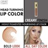 Gerard Cosmetics Color Your Smile Lip Gloss Crystal | Super Pigmented Nude Sparkle Lip Gloss with LED Light and Mirror | Shiny Finish | Hydrating Liquid Lip Color | Cruelty Free and Made in USA