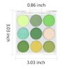 KARNAR Shimmer Matte Green Eyeshadow Palette, 9 Colors Light Dark Green Eye shadow Paleta, Glitter Eyeshadow Makeup Palet, Forest Grass Olive Tea Green Moss Green Powder H1…