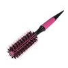 VOCOSTE Round Hair Brush, Hair Brushes for Women, Nylon Bristle Pins Round Brush, Styling Hair Brush for Wet, Dry, Wig, Straight Hair, Pink, 10.04"x1.77"