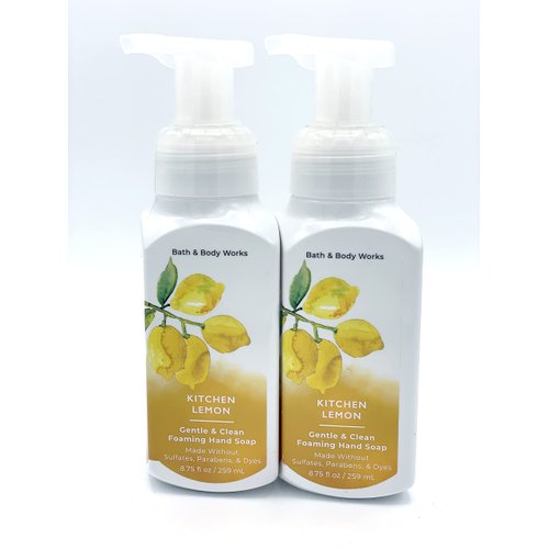 Bath & Body Works Gentle Foaming Hand Soap in Kitchen Lemon (2 Pack)