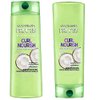 Garnier Fructis Haircare - Curl Nourish - Sulfate-Free Shampoo (12.5 FL) & Conditioner (12 FL) Set - One Set