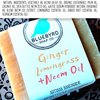 Bluebyrd Soap Co. Ginger Lemongrass All Natural Soap Bar with Neem Oil | Cleansing Beauty Bar Soap Scented with 100% Essential Oils | Neem for eczema prone skin, psoriasis and acne, 5oz. (GINGER)