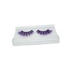 Alluring Synthetick Mink Lashes Reusable Strip False Eyelashes Hand-made Cat-Eye, Fun Color Lashes - PURPLE