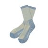 Merino Wool Crew Hiking Sock - Moisture Wicking Sock - Cushioned Sock - Powder Blue - Medium