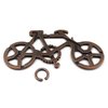 SHUYUE Bicycle Metal Puzzle Lock IQ Test Mind Game Toys Brain Teaser Metal Puzzles Magic Trick Toy Metal IQ Puzzle for Kids and Adults