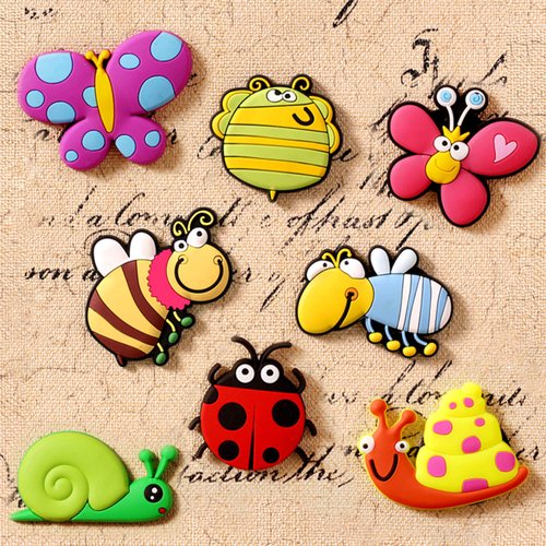 KOPADA Magnets for Kids,Insect Refrigerator Magnets for Toddlers 3+, Cute Fridge Magnets for Babies Gift