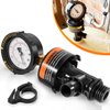 98209800 High Flow Manual Air Relief Valve w/Pressure Gauge Replacement for Pool and Spa Filter