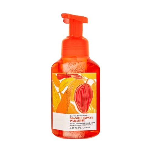 Bath & Body Works Mango Papaya Paradise Gentle Foaming Hand Soap 8.75 Ounce 2-Pack (Mango Papaya Paradise)