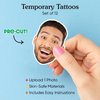 Big Dot of Happiness Custom Photo Fun Face - Party Favors - Fun Face Temporary Tattoos - Set of 12