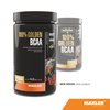 Maxler 100% Golden BCAA Powder - Intra & Post Workout Recovery Drink for Accelerated Muscle Recovery & Lean Muscle Growth - 6 g Vegan BCAAs Amino Acids - 60 Servings - Strawberry