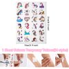 TigerTwinkle Unicorn Party Favors Supplies for Kids Birthday Gift Bags Including Slap Bracelets Mask Rings Keychains Stamps Tattoos Stickers (Unicorn A, Count, 1)