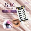 Laflare Silk Mink 3D False Eyelashes Light, Fluffy Natural Looking False Lashes, Wispy Lashes 5 Pairs Value Pack (SM11X5P)