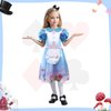 XXLOG Halloween Costume for Girls Fancy Princess Dress with Headband Party Cosplay Costumes M