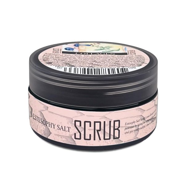 Estesophy Salt Scrub_Collagen, Korean Salt Body Scrub, Salt Massge, Salt Soap, Body Care, Collagen Salt Shower 4.2oz (120g)