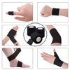 BQTQ 40 Rolls Self Adhesive Bandage Black Adhesive Wrap 2 inch Self Adherent Wrap Stretch Bandage Self Stick Bandage Wraps for Wrist Ankle Swelling Sprains