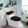 AZHCHKE Toilet Lid Cover and Toilet Tank Lid Cover, Bathroom Toilet Lid Seat Cover Set, Stretch Washable Spandex Fabric Toilet Protector Cover, Fits Most Toilet Tanks & Lids