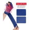 Luguiic Finger Arthritis Compression Ice Glove for Women and Men, Adjustable Wrist Strap Hand Wrist Ice Pack Pain Relief for Arthritis, Carpal Tunnel, Tendinitis Cold&Heat Therapy M Blue Pack of ONE