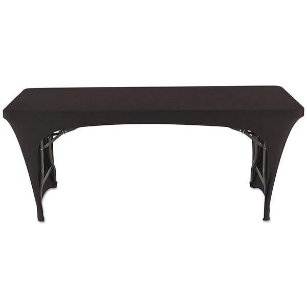 Iceberg Igear Fabric Table Cover, Open Design, Polyester/spandex, 30" X 72", Black
