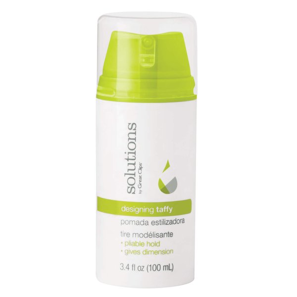 GREAT CLIPS Solutions Designing Taffy 3.4oz | Styling Cream | Pliable Hold with High Shine | Works in Dry or Wet Hair