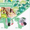 Dinosaur Birthday Decorations Cute Dinosaur Balloon Dinosaur Birthday Party Supplies Happy Birthday Banner Confetti Green Latex Balloon Baby Shower Decorations Boys and Girls LilyZheng