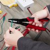 WGGE WG-015 Professional 8-inch Wire Stripper/wire crimping tool, Wire Cutter, Wire Crimper, Cable Stripper, Wiring Tools and Multi-Function Hand Tool.
