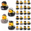 Deekin 24 Pcs Police Rubber Ducks 2 Inch Police Party Favors Police Toys Robbers Police Party Decorations for Police Birthday Party Favors