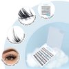 Lash Clusters 84 Pcs Cluster Lashes Eyelash Clusters DIY Cluster Eyelash Extensions Individual Lashes Thin Band & Soft (Frost,C-8-16mix)