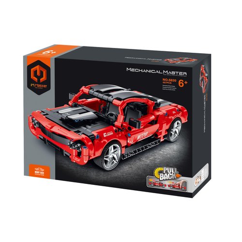 Dakott STEM Car Toy Building Toy Gift for Age 6+, Pull-Back Super Car Building Block Take Apart Toy, 457 Pcs DIY Building Kit, Learning Engineering Construction Toys