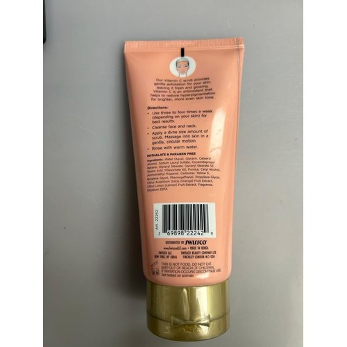 Brightening Vitamin C, Exfoliating Face Scrub, Purify, Detox, Brighten, Renew