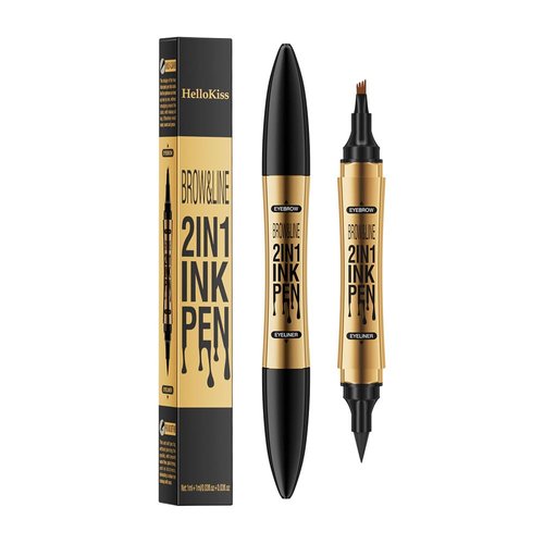 Eyebrow Pencil Brown - Waterproof Eyebrow Tattoo Pencil for Beginners and Professionals - Microblade Eyebrow Pencil for Natural Look - Long Lasting Brow Pencil - Light Brown Eyebrow Pencil