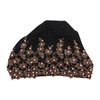 Fashion Hijabs for Women Muslim , Vintage Embroidered Muslim Turban Hat Soft Lace Material Beaded Fleece Hair Hat for Women Daily Use and Gift (black) , Turban heads Wraps