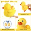 Kasyat 6 Pieces 13.7 Inches Duck Stuffed Animals Plush Duck with 5 Little Plush Ducks Play Set Duck Stuffed Animals Stuffed Duck Plush Duck Plushies with Zipper Pouch Ducky Animal Dolls