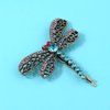 2PCS Vintage Rhinestone Hair Clips Hollow Dragonfly Graphics Hairpin Side Clip Alloy Barrettes Bobby Pin Hair Accessories Women Lady …