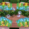 party greeting 96PCS The Wonderful Birthday Party Supplies Set Party Tableware Kit Themed Party Dinnerware for Kids Adult Birthday Baby Shower Serve 24