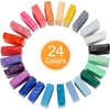 CiaraQ 24 Colors Small Block Polymer Clay Starter kit, Oven Bake Clay, DIY Molding Clay, Great Gift for Kids, Beginners