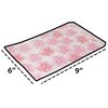 CuteBox Pink Flower Flat Paper Gift Bags 200pcs (6" x 9") for Merchandise, Crafts, Party Favors, Tradeshows, Retail, Handmade Goods, Arts and Crafts, Outdoor Events, Holidays, Weddings