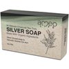 Ameo Life Charcoal Tea Tree Silver Soap with 30 ppm Silver - Naturally Cleanses the Skin, 4 oz Colloidal Silver Soap Bar for Women and Men