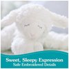 GUND Baby Sustainable Lamb Rattle, Winky Lamb Stuffed Animal, Plush Made from 100% Recycled Materials, Plush Rattle Sensory Toy for Babies, White, 7”