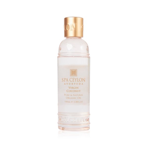 SPA CEYLON VIRGIN COCONUT Pure & Natural Organic Oil | Cold Pressed Coconut Oil for Hair, Skin & Body | 100ml